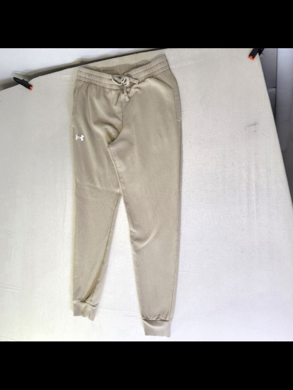 Under Armour UA Rival Fleece Joggers Beige Men’s L